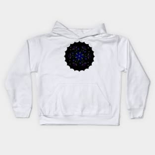 Blue Starflower Kids Hoodie